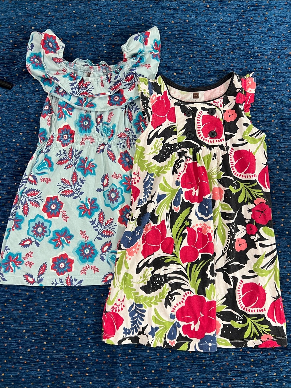 Tea Collection Floral cotton Sundress bundle size 7